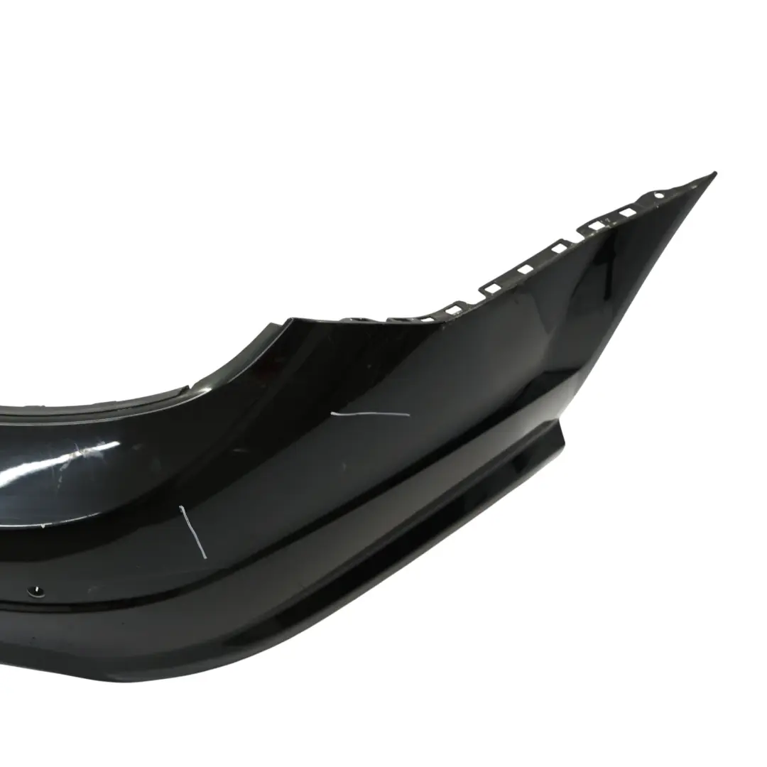 Mercedes W204 Rear Bumper Trim Panel AMG Obsidian Black Metallic - 197