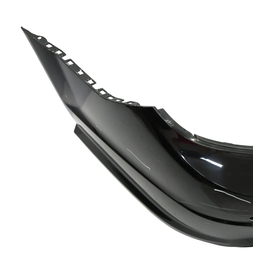 Mercedes W204 Rear Bumper Trim Panel AMG Obsidian Black Metallic - 197