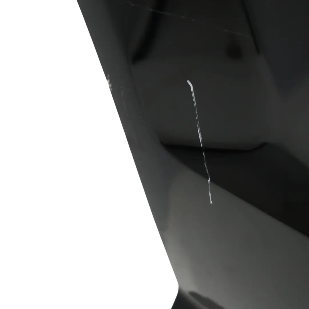 Mercedes W204 Rear Bumper Trim Panel AMG Obsidian Black Metallic - 197