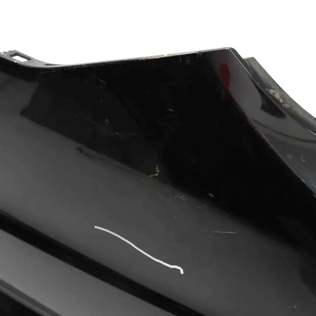 Mercedes W204 Rear Bumper Trim Panel AMG Obsidian Black Metallic - 197