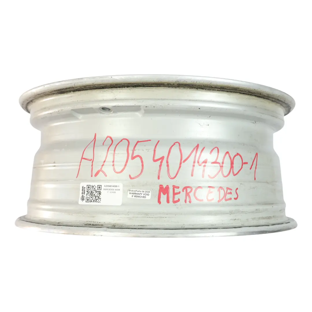 Silber Felge 5 Doppelspeiche 17" 7J ET:48,5 Mercedes W205 - SKU A2054014300-1 - Teilenummer A2054014300