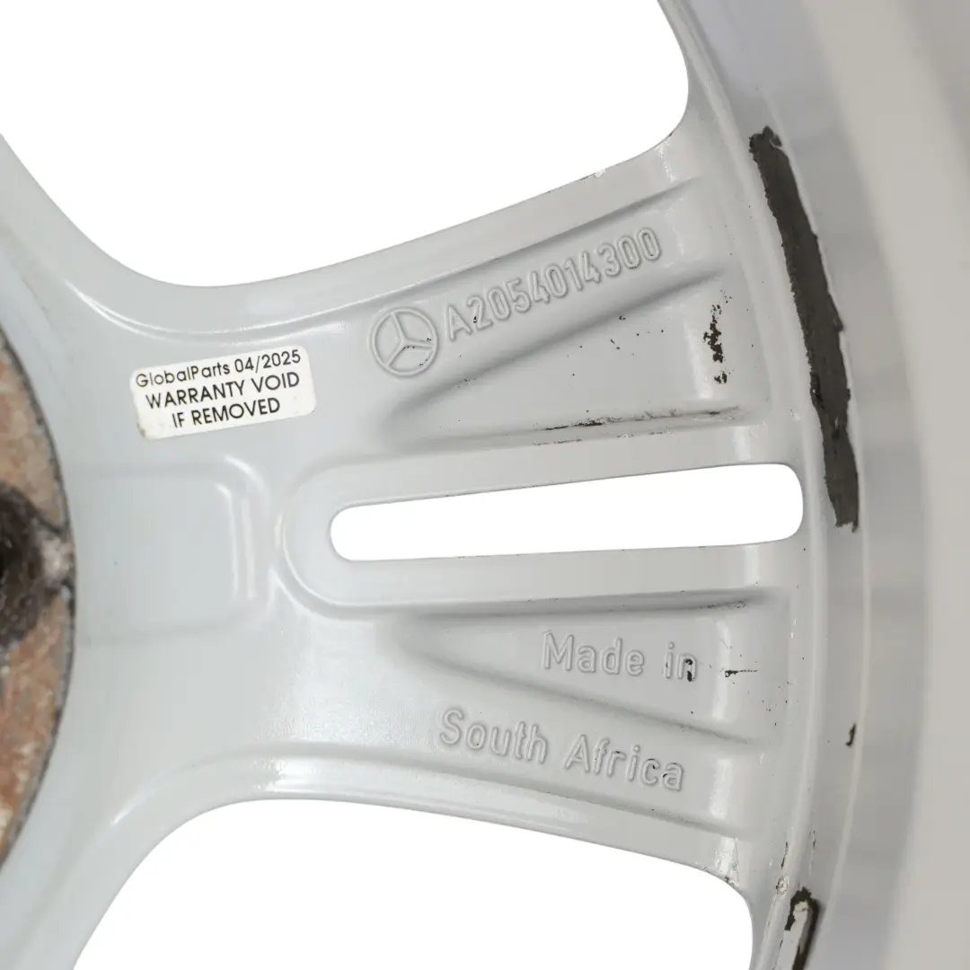 Silber Felge 5 Doppelspeiche 17" 7J ET:48,5 Mercedes W205 - SKU A2054014300-1 - Teilenummer A2054014300