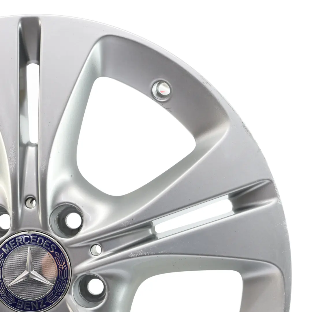 Silber Felge 5 Doppelspeiche 17" 7J ET:48,5 Mercedes W205 - SKU A2054014300-1 - Teilenummer A2054014300