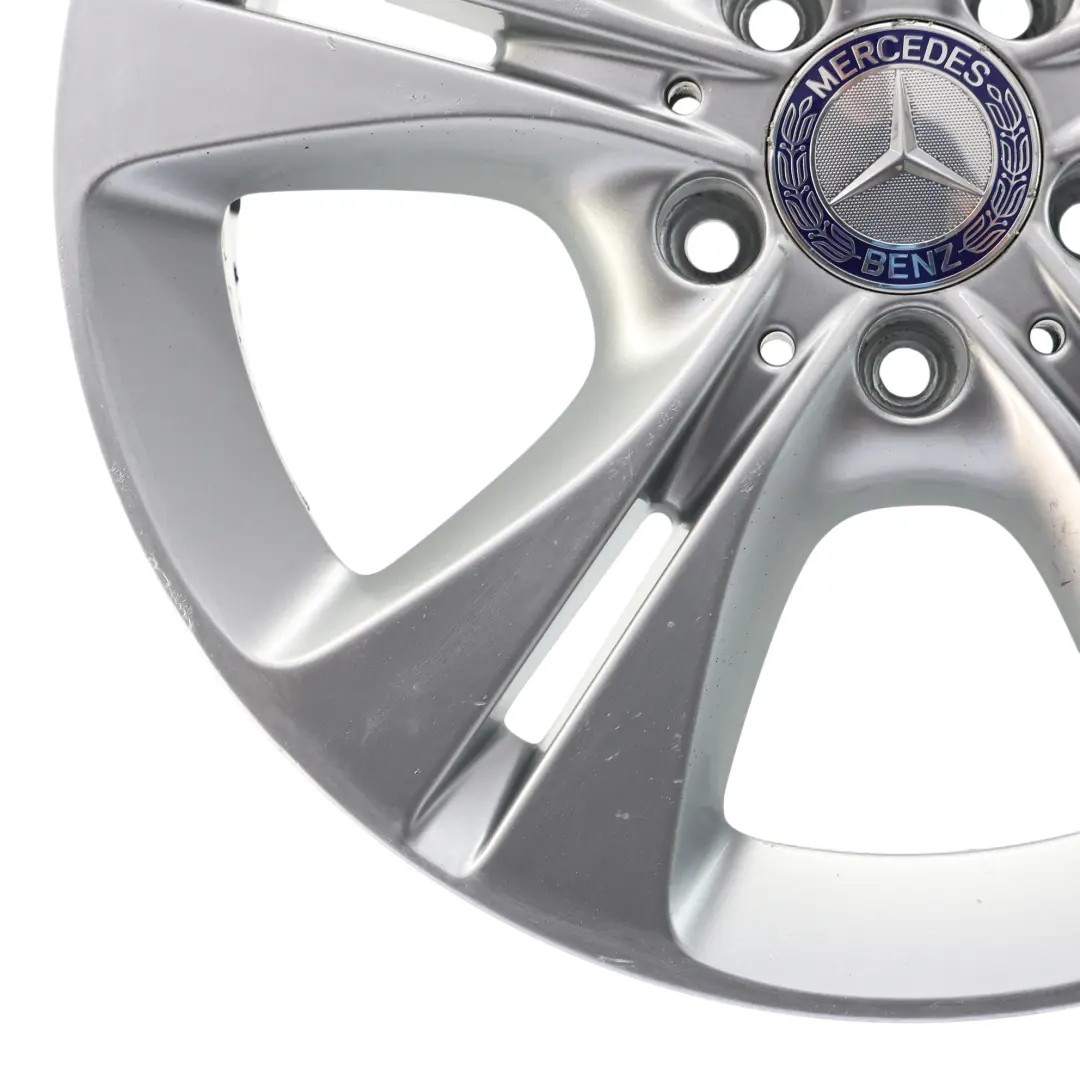 Silber Felge 5 Doppelspeiche 17" 7J ET:48,5 Mercedes W205 - SKU A2054014300-1 - Teilenummer A2054014300