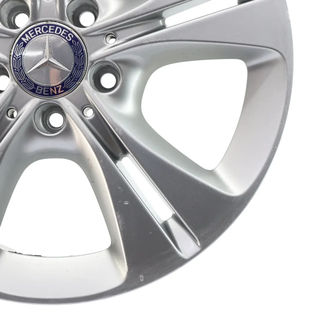Silber Felge 5 Doppelspeiche 17" 7J ET:48,5 Mercedes W205 - SKU A2054014300-1 - Teilenummer A2054014300