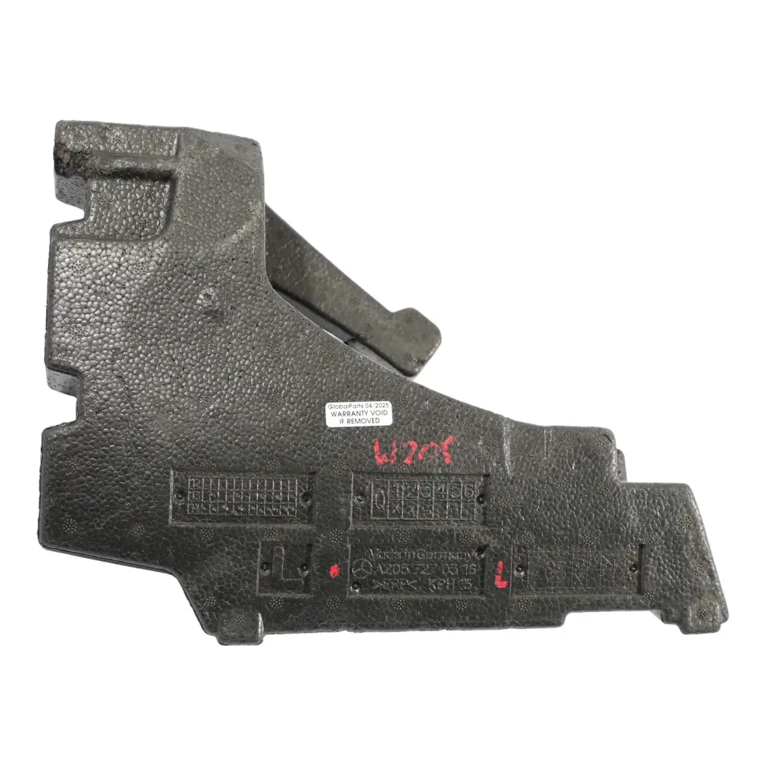 Mercedes W205 S205 Wkładka Izolacja Piankowa Drzwi Prawy Przód A2057270516