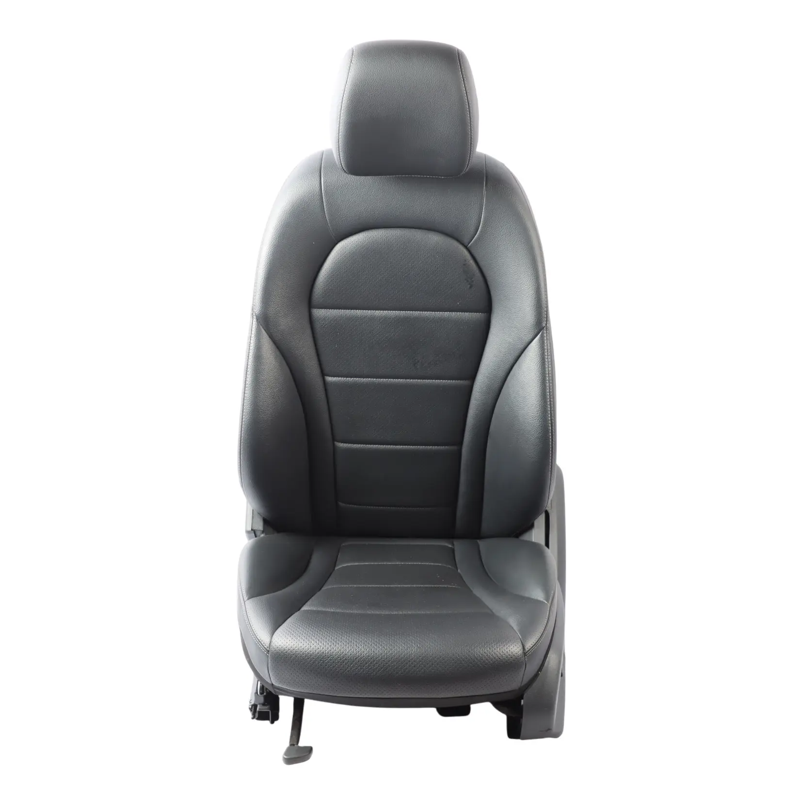 Mercedes W205 Front Seat Left N/S Heated Interior Imitation Leather Black