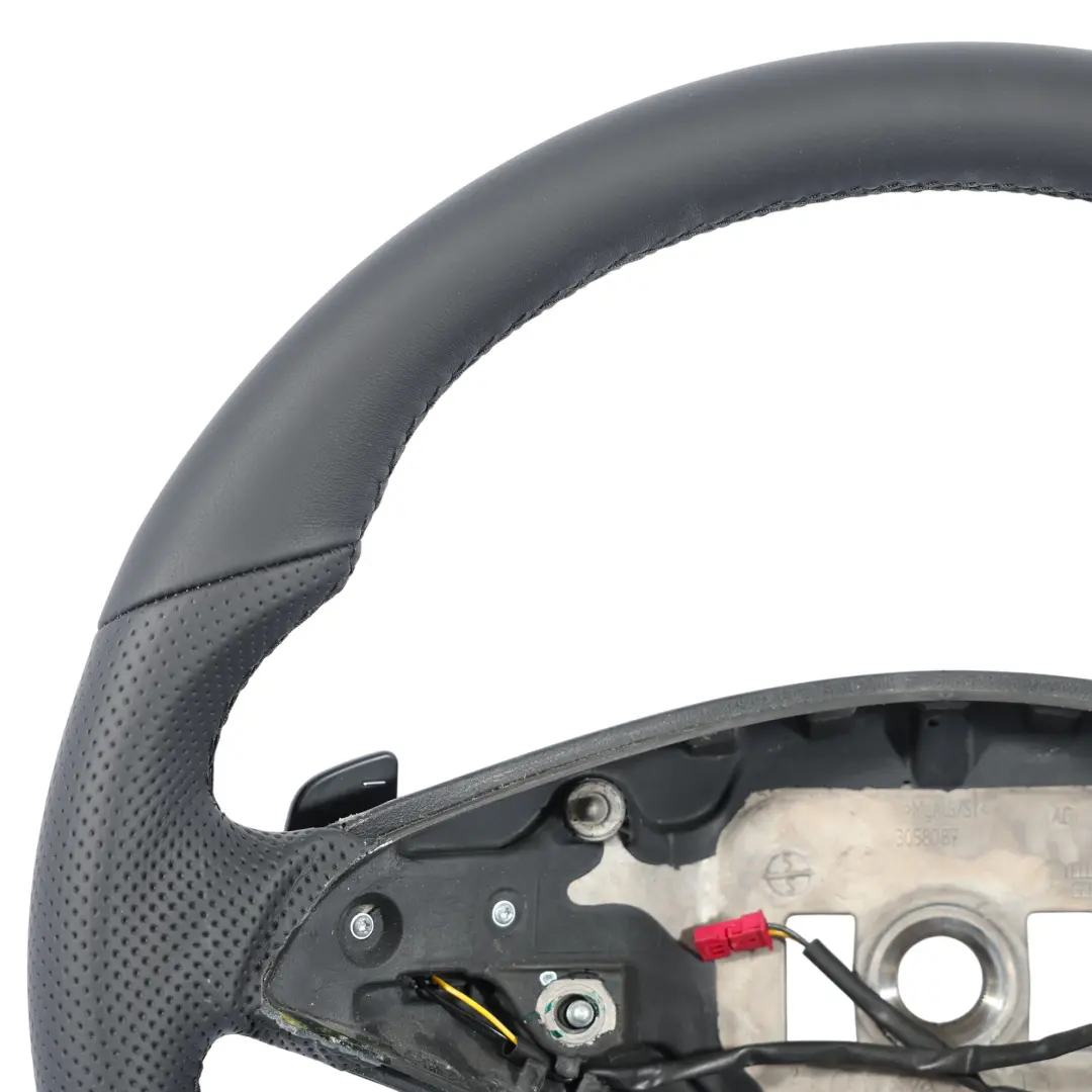 Steering Wheel Mercedes W212 NEW Black Leather with Black Threads Paddle Shift