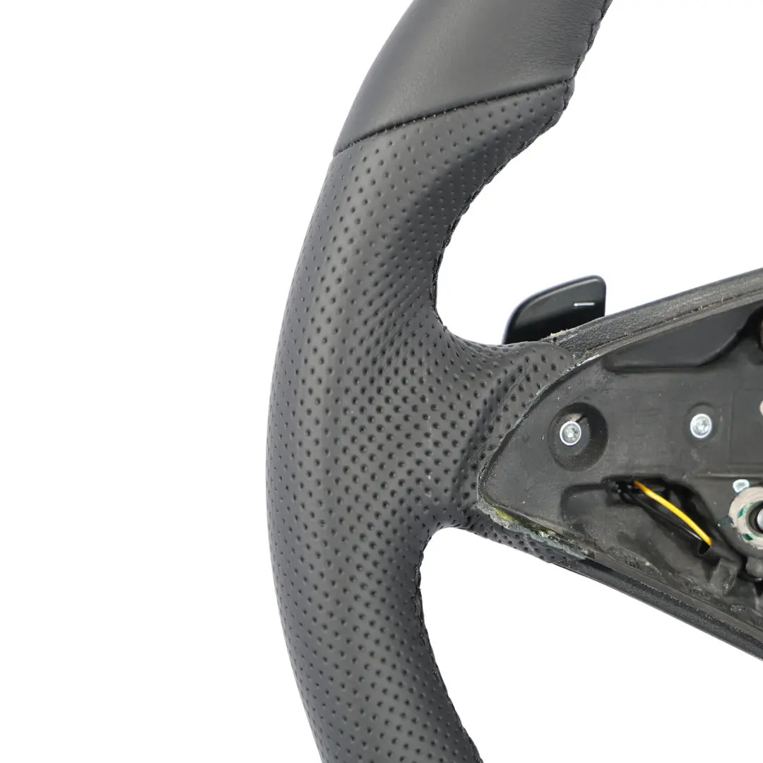 Steering Wheel Mercedes W212 NEW Black Leather with Black Threads Paddle Shift