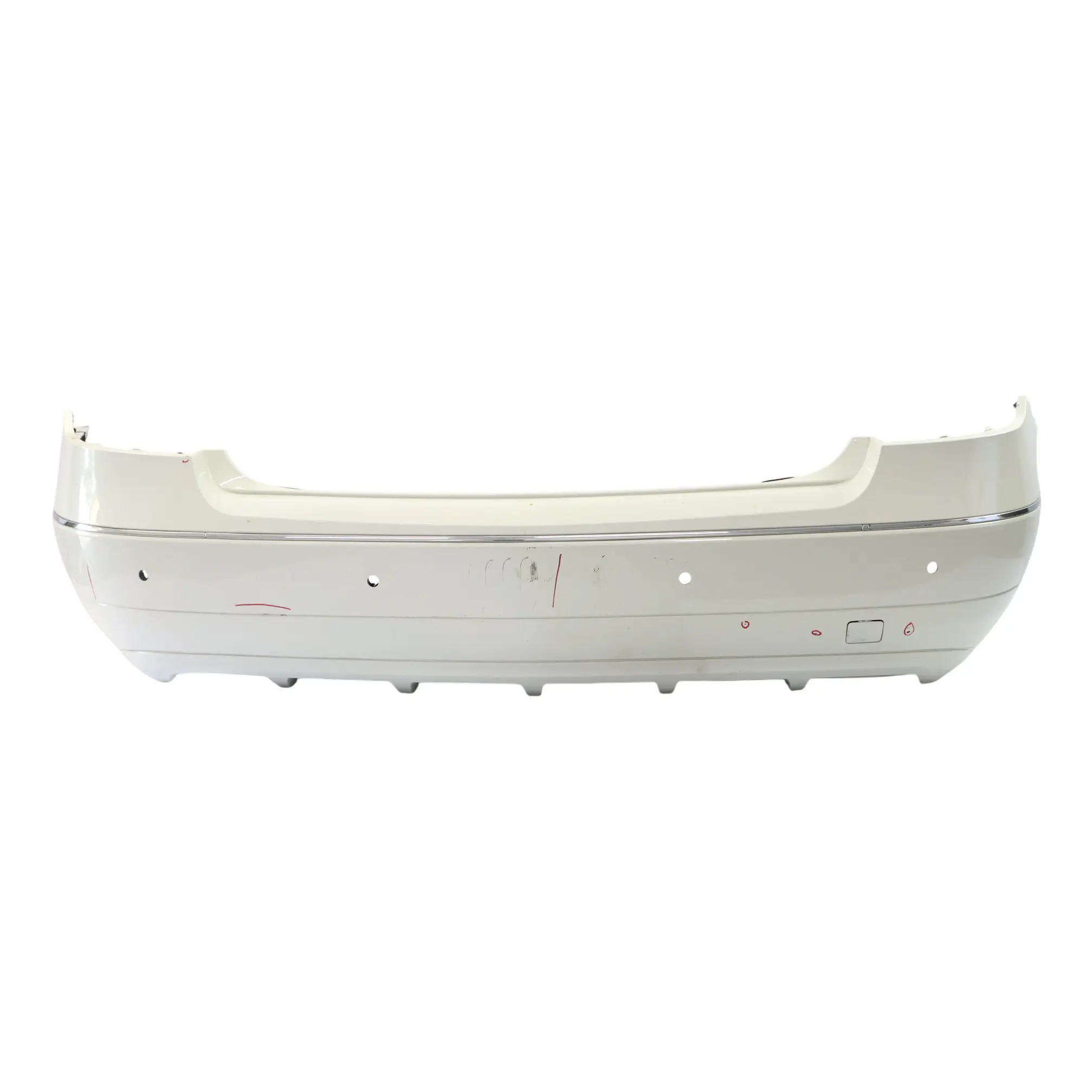 Mercedes W207 Rear Bumper Trim Panel Covering Calcite White - 650