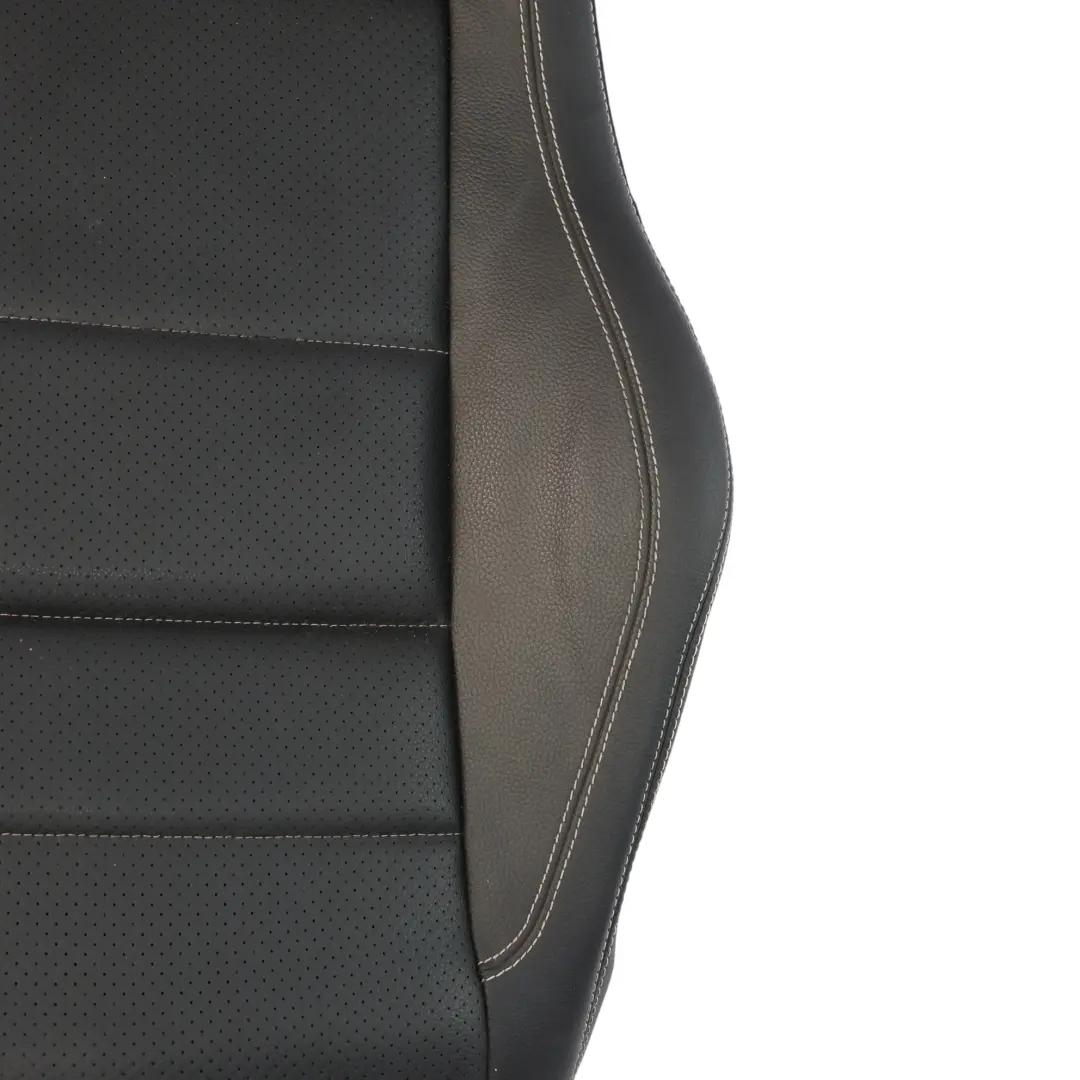 Front Seat Cushion Mercedes C204 A207 C207 Left Right N/O/S Leather Black Heated  - SKU A2079100450-1 - Part number A2079100450