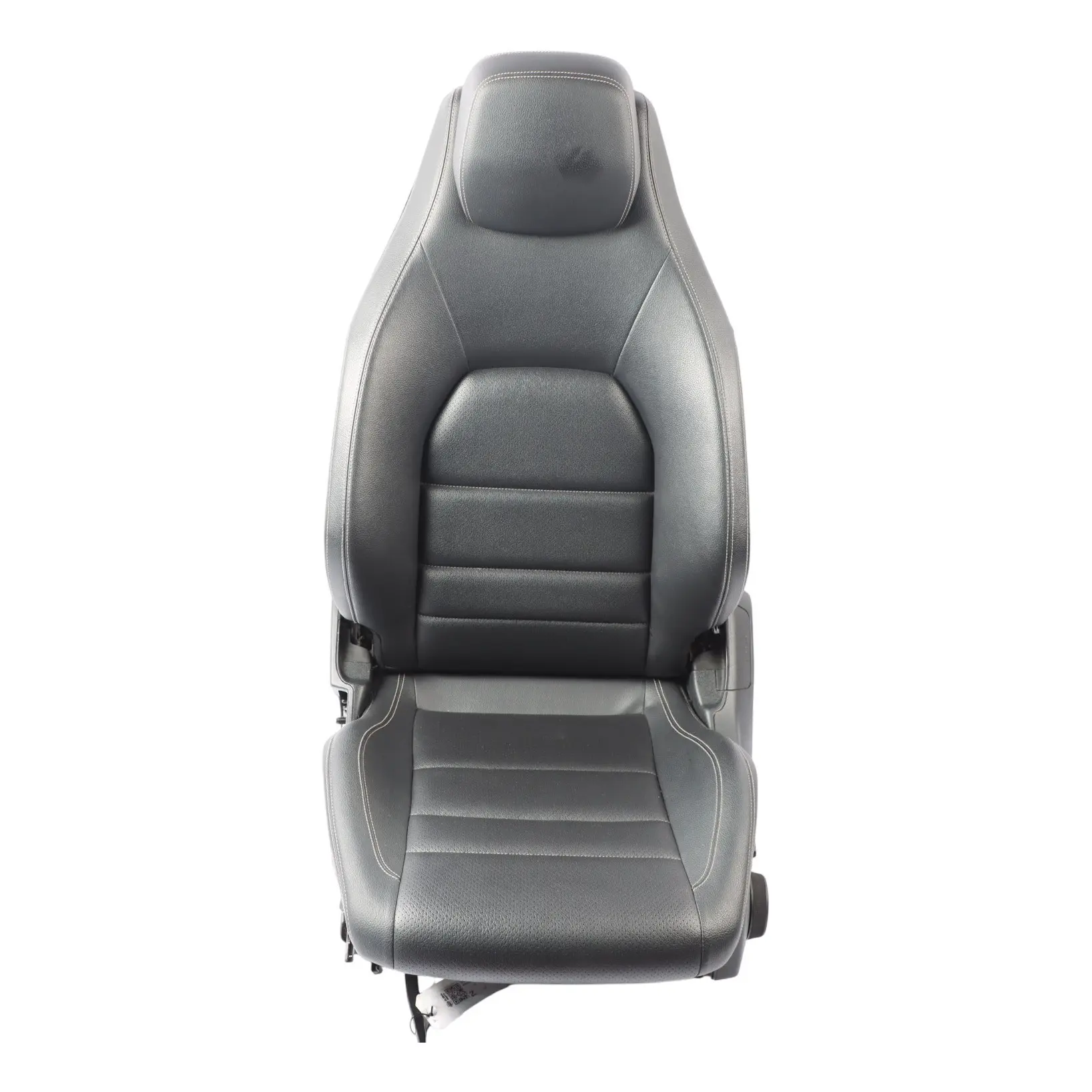 Mercedes C204 Coupe Front Sport Seat Leather Electric Left N/S Black