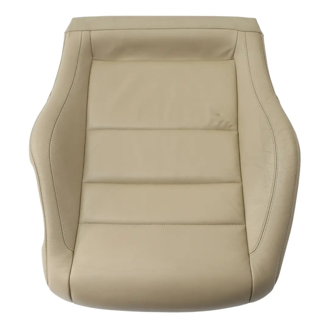 Mercedes W207 Front Seat Cover Heated Left N/S Leather Beige A2079102546