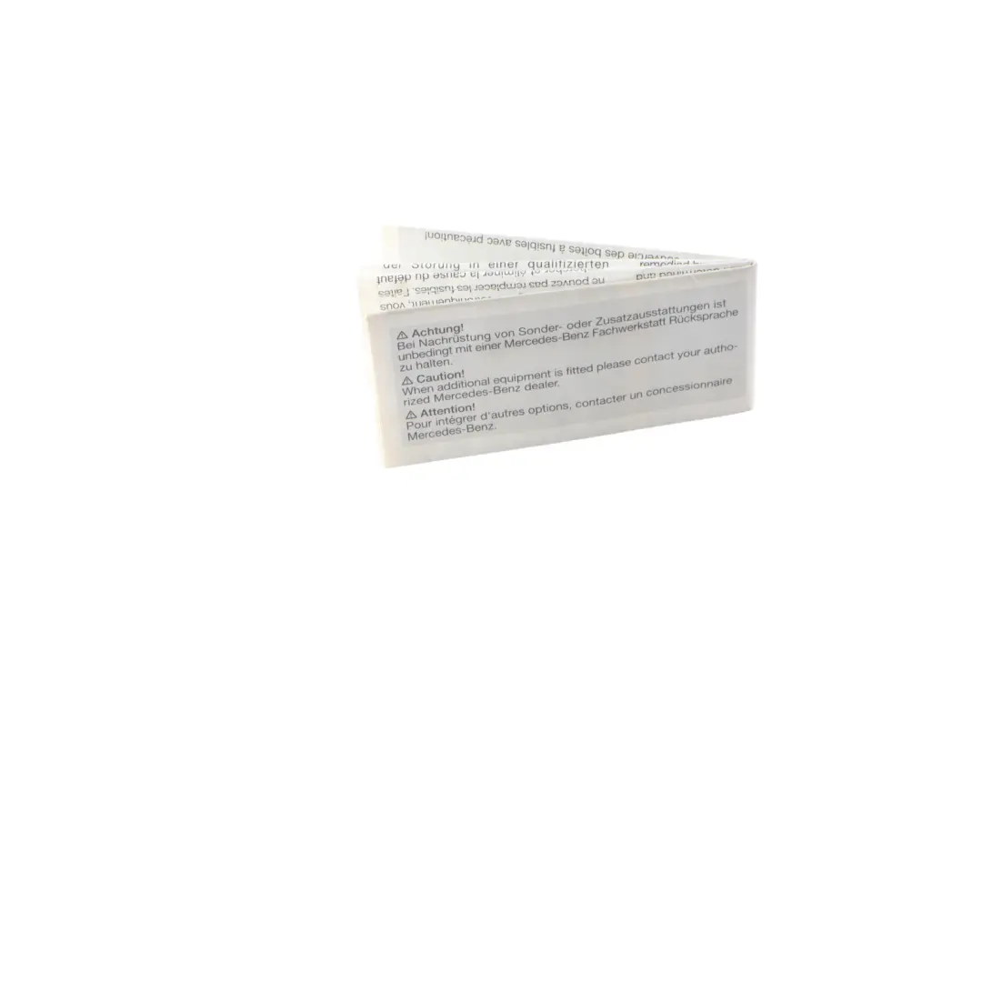 Fuse Information Sheet Mercedes C219 S211 W11 Listing A2115450600 