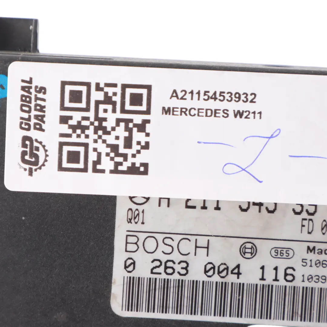 Mercedes W211 Parking Control Module Unit ECU Parktronic A2115453932