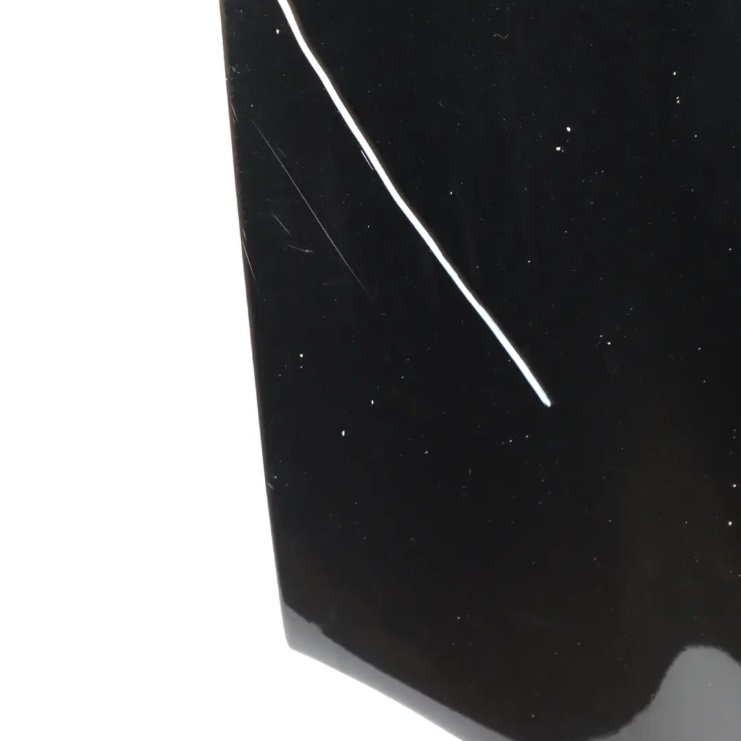Mercedes W211 Hood Bonnet Trim Panel Covering Obsidian Black Metallic - 197