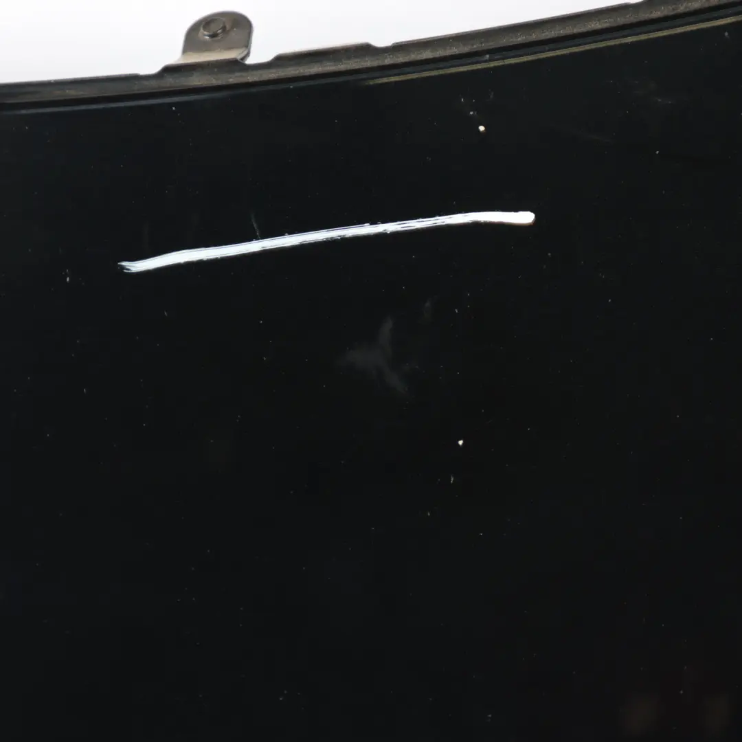 Mercedes W211 Hood Bonnet Trim Panel Covering Obsidian Black Metallic - 197