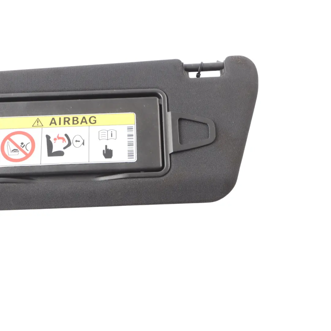 Mercedes W212 Sunvisor Front Cover Trim Panel Black Left N/S A2128104510