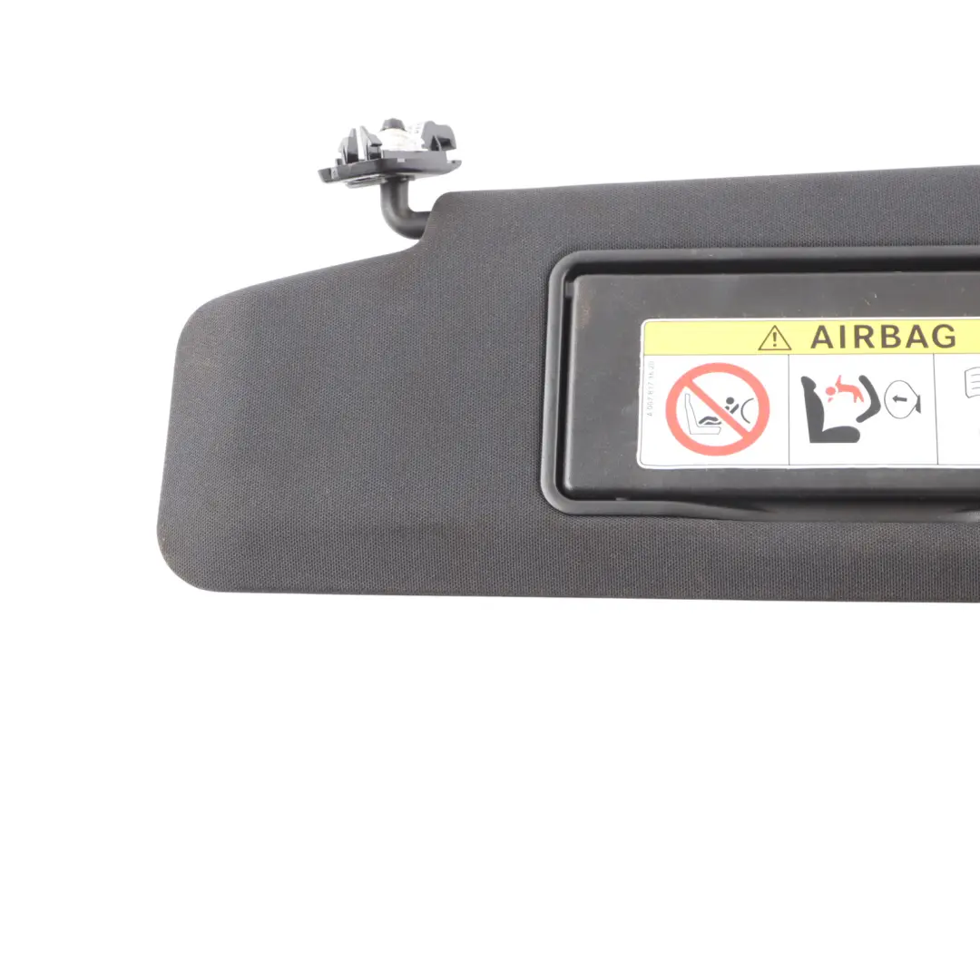 Mercedes W212 Sunvisor Front Cover Trim Panel Black Left N/S A2128104510