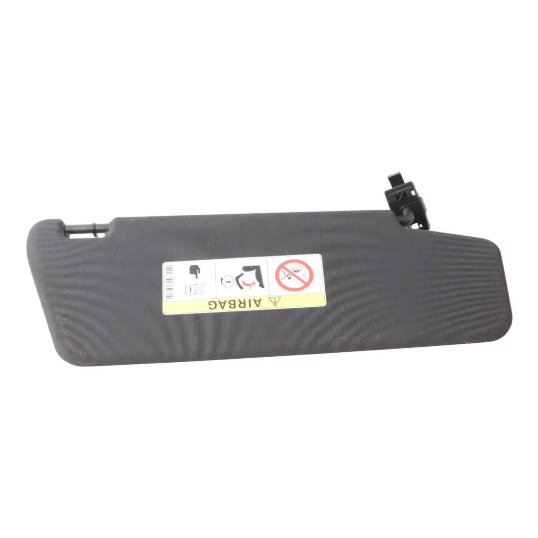 Mercedes W212 Sunvisor Front Cover Trim Panel Black Left N/S A2128104510
