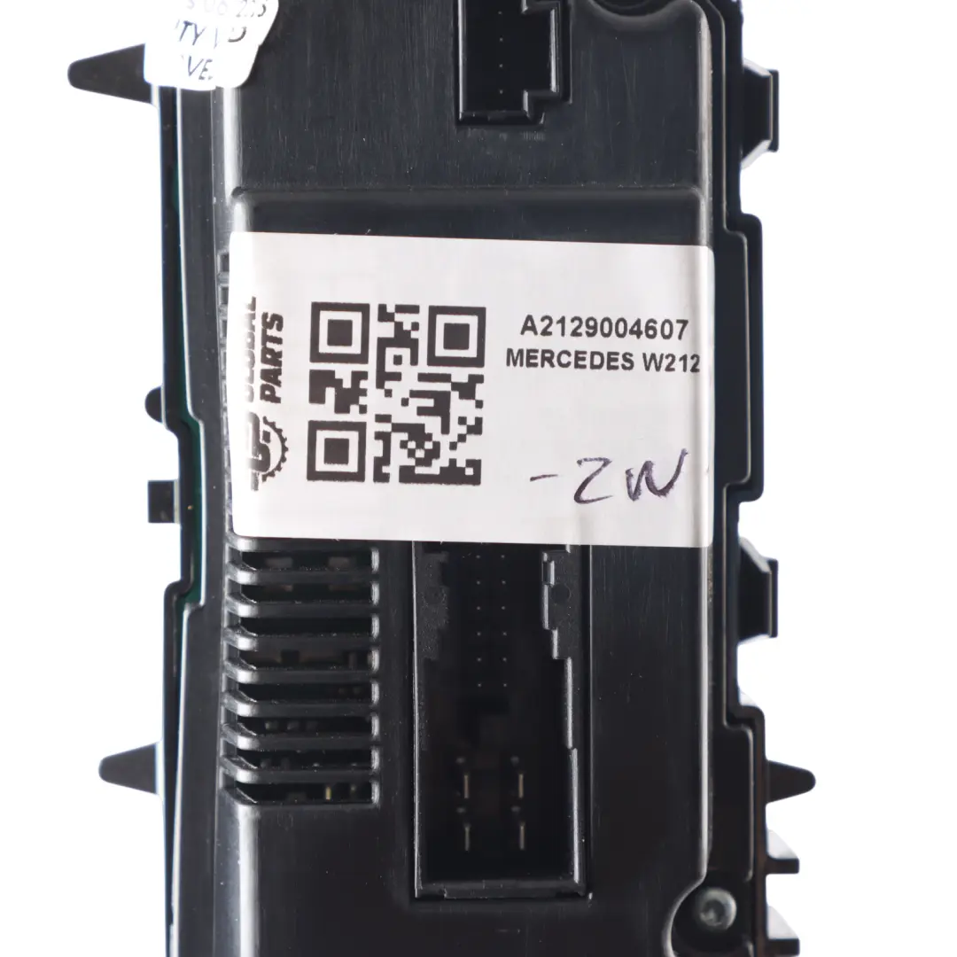 Conditioning Panel Automatic Heater Control A/C Mercedes W212 Air - SKU A2129004607 - Part number A2129004607