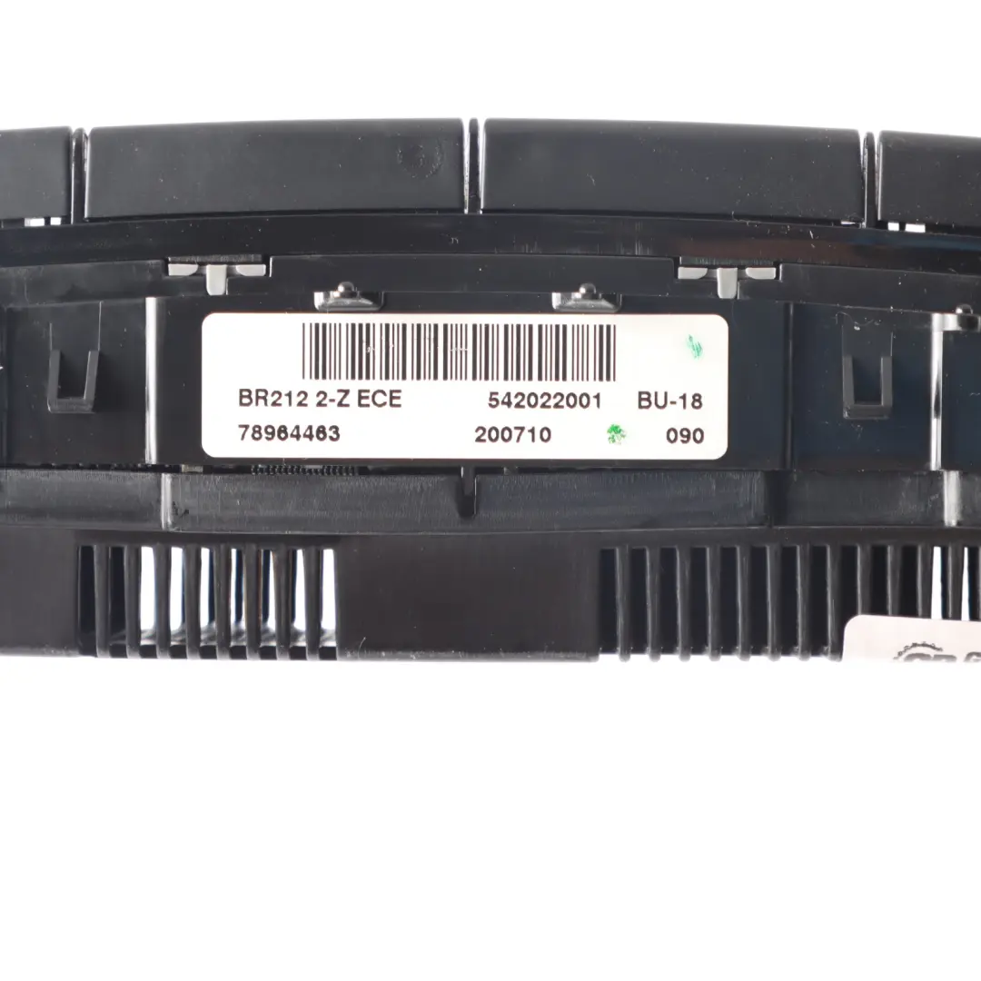 Conditioning Panel Automatic Heater Control A/C Mercedes W212 Air - SKU A2129004607 - Part number A2129004607