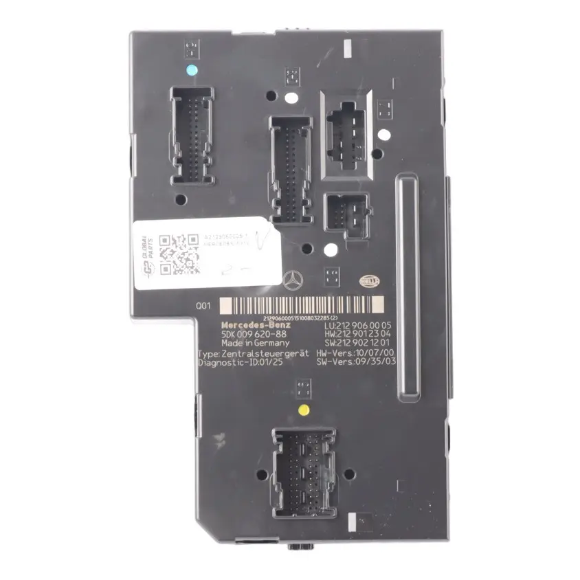 Fuse Box Module Rear Relay Electric Control Unit SAM Mercedes W212 - SKU A2129060005-1 - Part number A2129060005