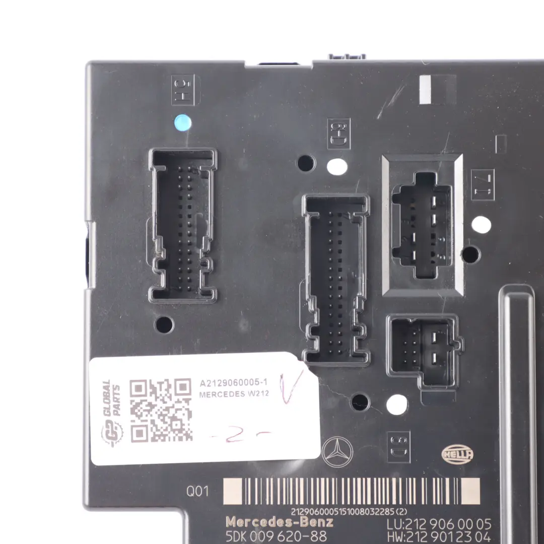 Fuse Box Module Rear Relay Electric Control Unit SAM Mercedes W212 - SKU A2129060005-1 - Part number A2129060005