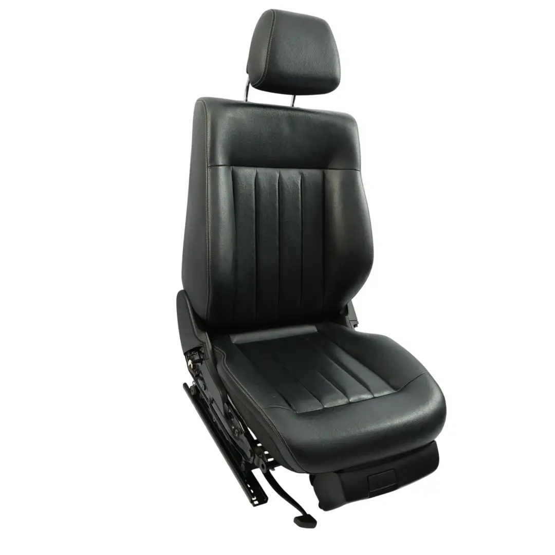 Front Seat Mercedes W212 Heated Black Leather Nappa Left N/S Electric