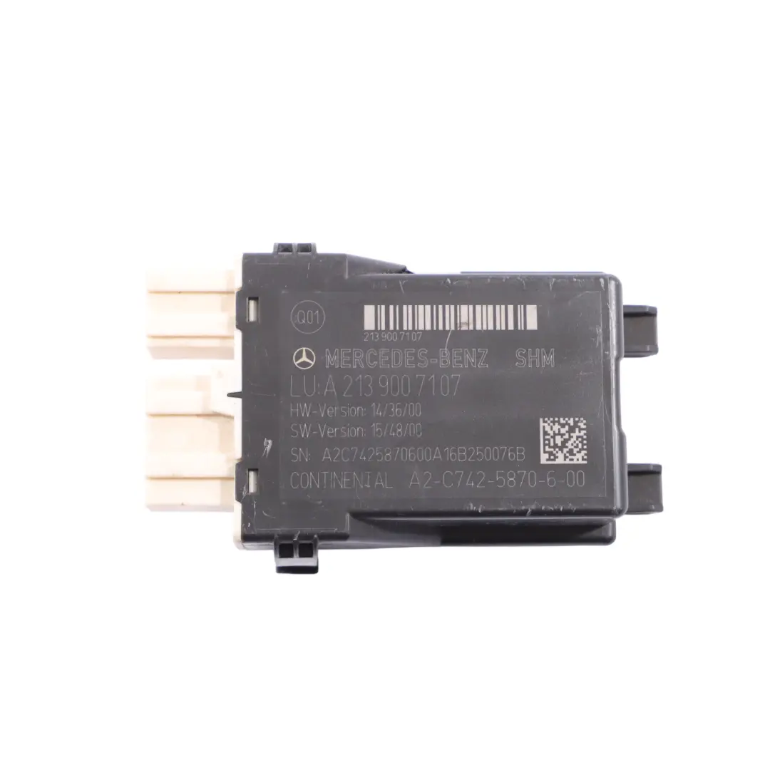 Mercedes W213 Modulo Di Controllo Del Sedile ECU A2139007107