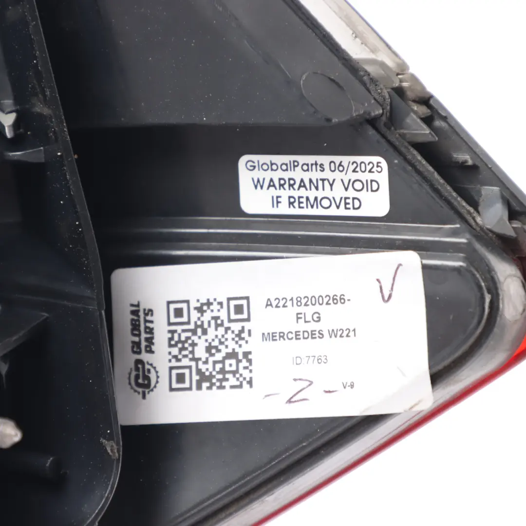 Lamp Rear Right O/S Tail Light A2218200264 Flint Grey Metallic 368 Mercedes W221 - SKU A2218200266-FLG - Part number A2218200266
