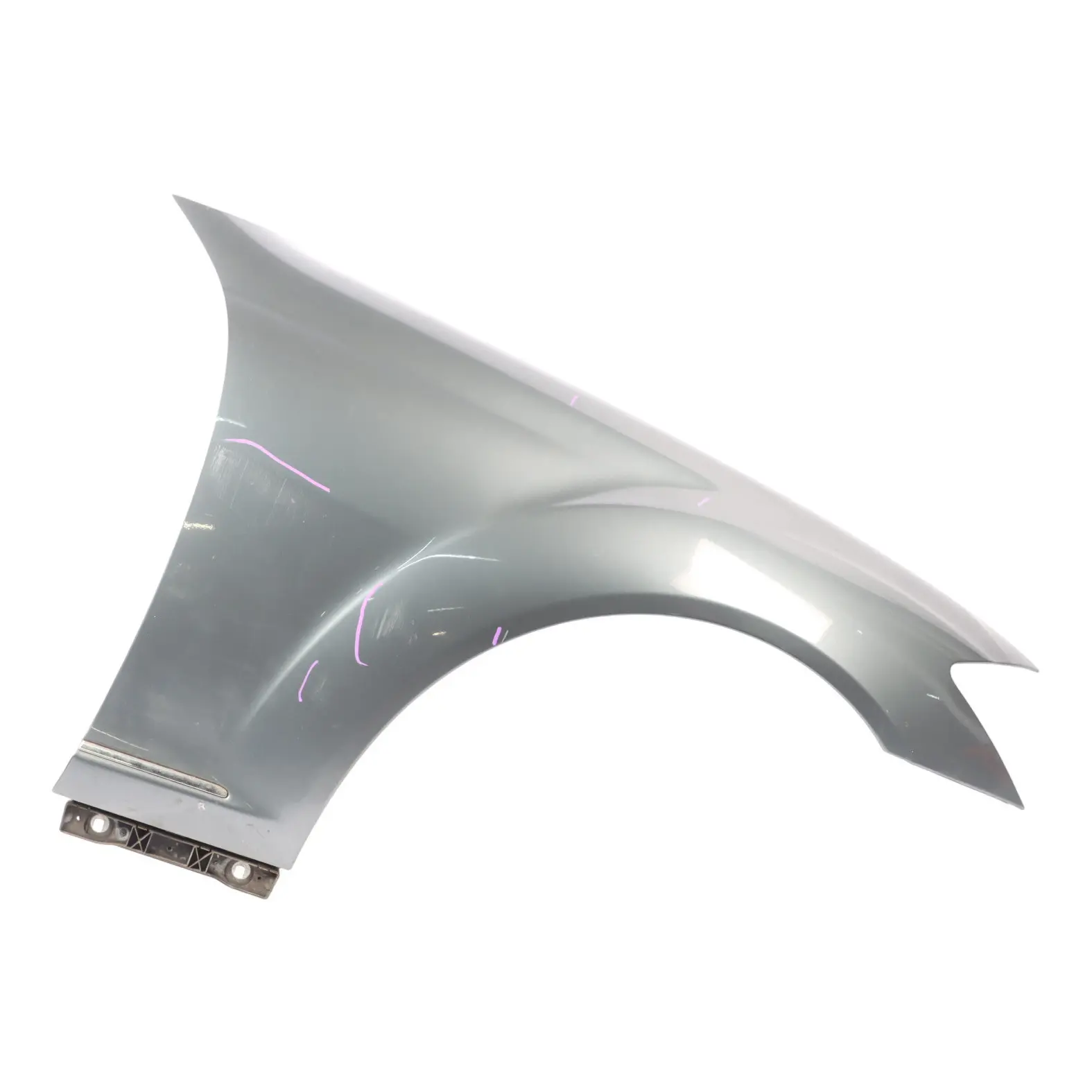 Mercedes W221 Side Panel Front Right O/S Wing Fender Flint Grey Metallic - 368