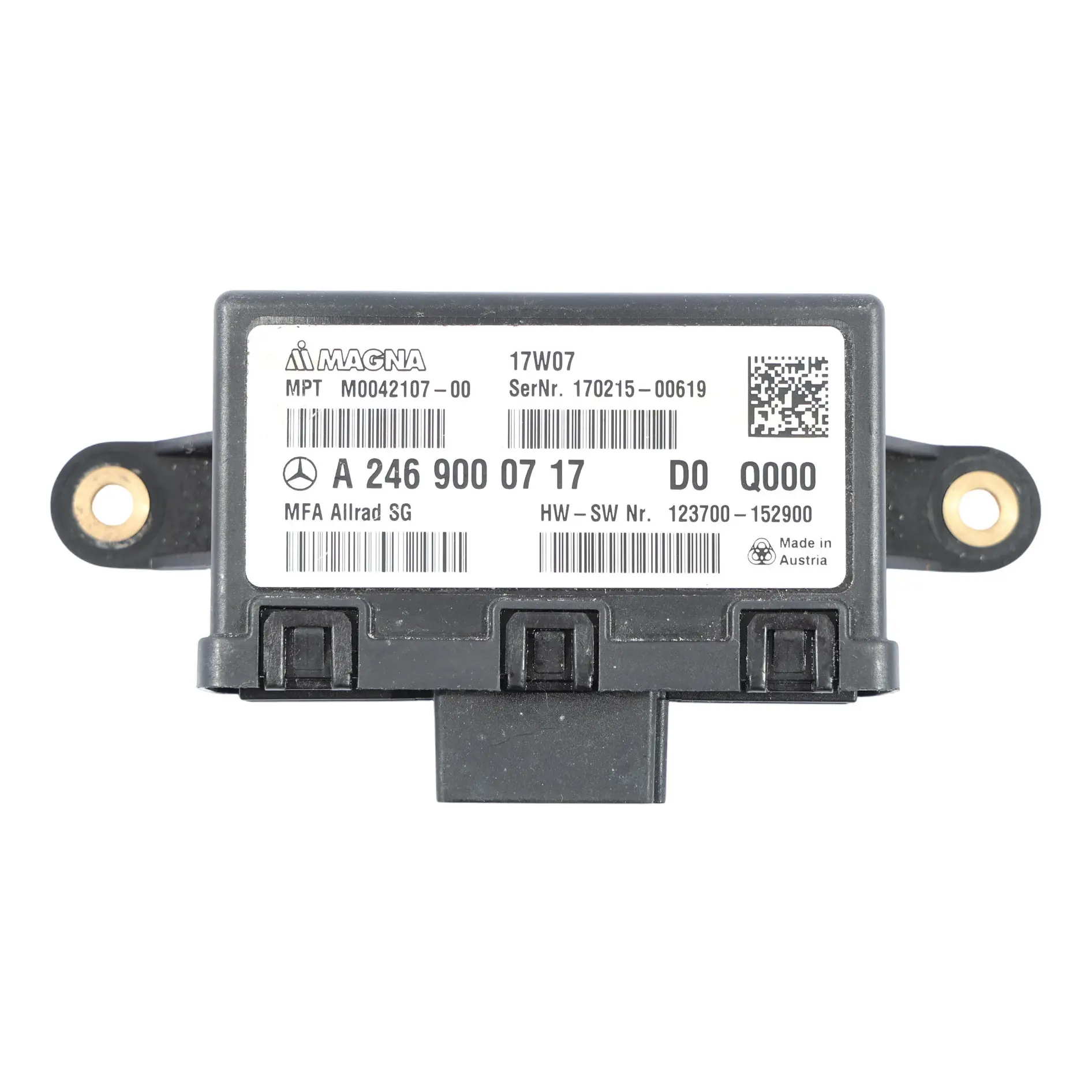 Mercedes C117 X156 Modulo Unità Di Controllo Trazione Integrale MFA A2469000717