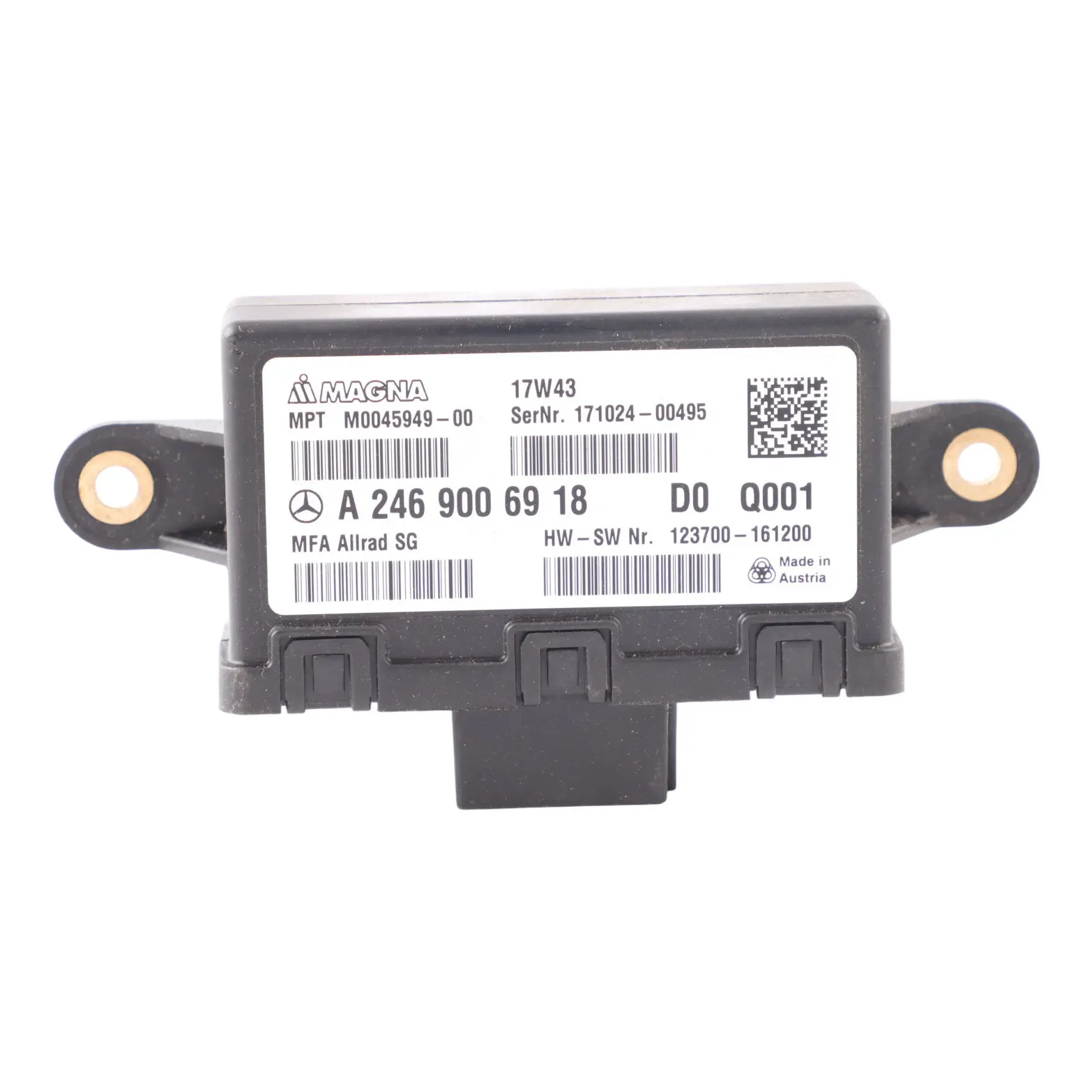 Mercedes C117 X156 All Wheel Drive Control Unit Module ECU MFA A2469006918