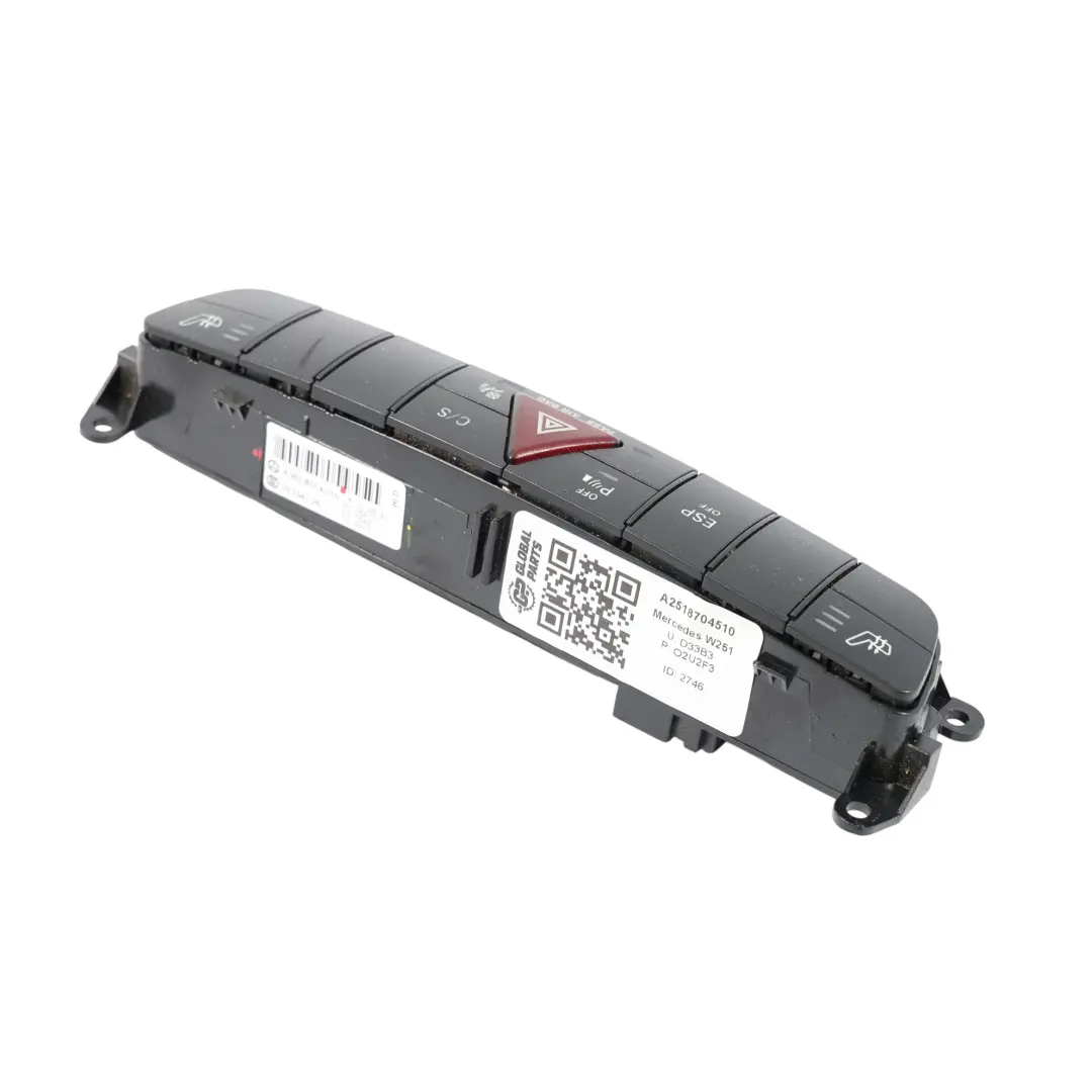 Mercedes W251 Central ESP Peligro Asientos Calefactables Panel A2518704510