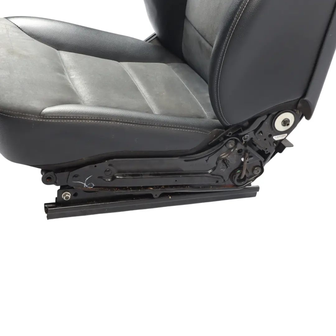 Mercedes ML W164 Front Seat Sport Heated Electric Right O/S Leather Velour Black