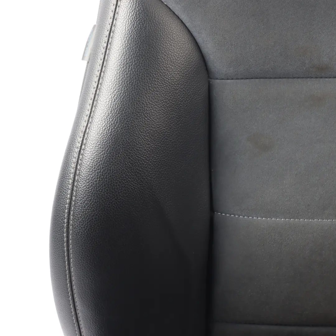 Mercedes ML W164 Front Seat Sport Heated Electric Right O/S Leather Velour Black