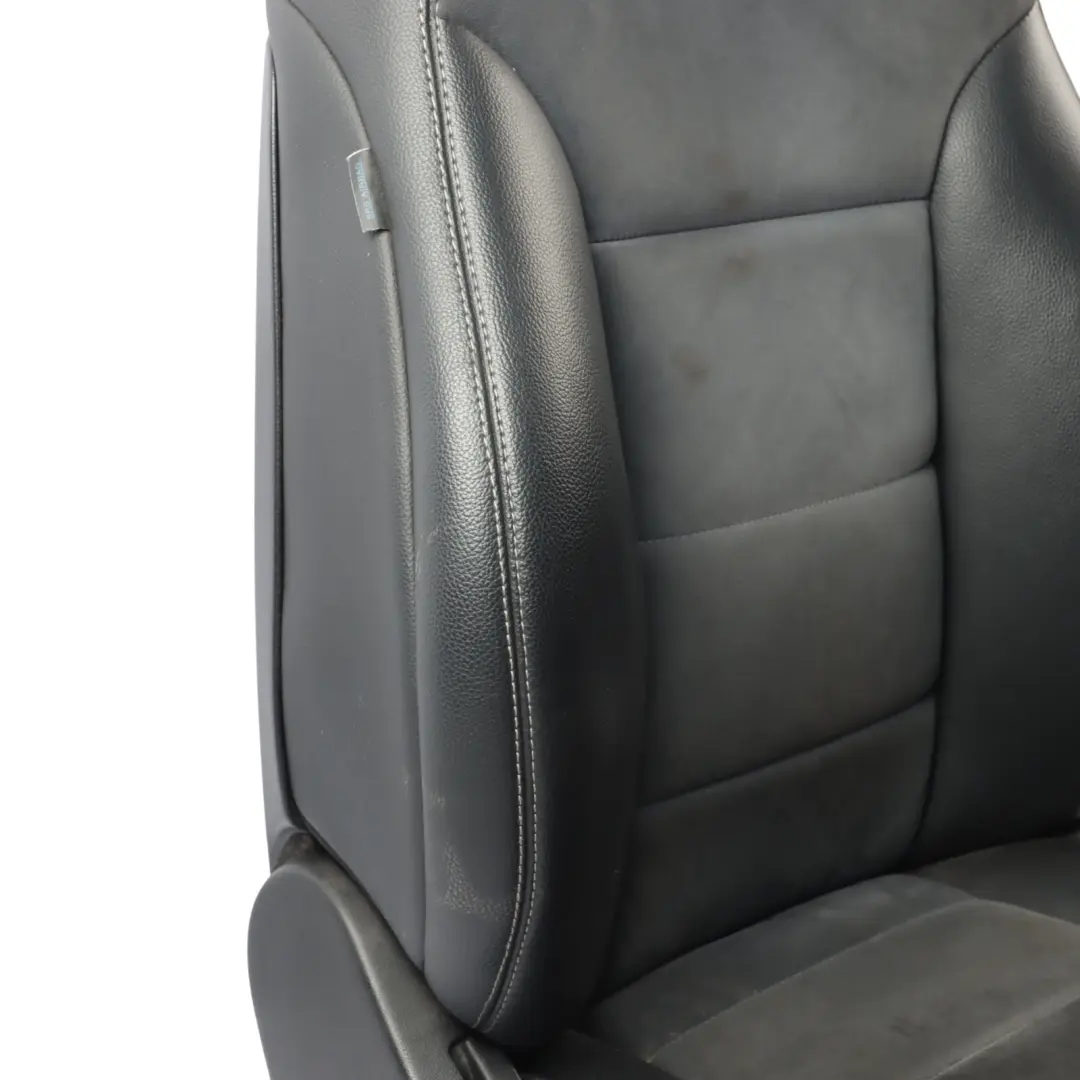 Mercedes ML W164 Front Seat Sport Heated Electric Right O/S Leather Velour Black
