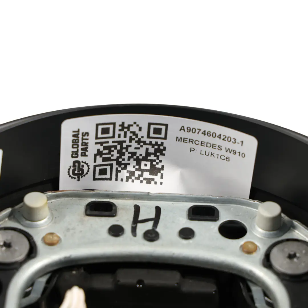 W907 W910 NUOVO in pelle nera Cambio al volante Volante Mercedes - SKU A9074604203-1 - Numero di parte A9074604203