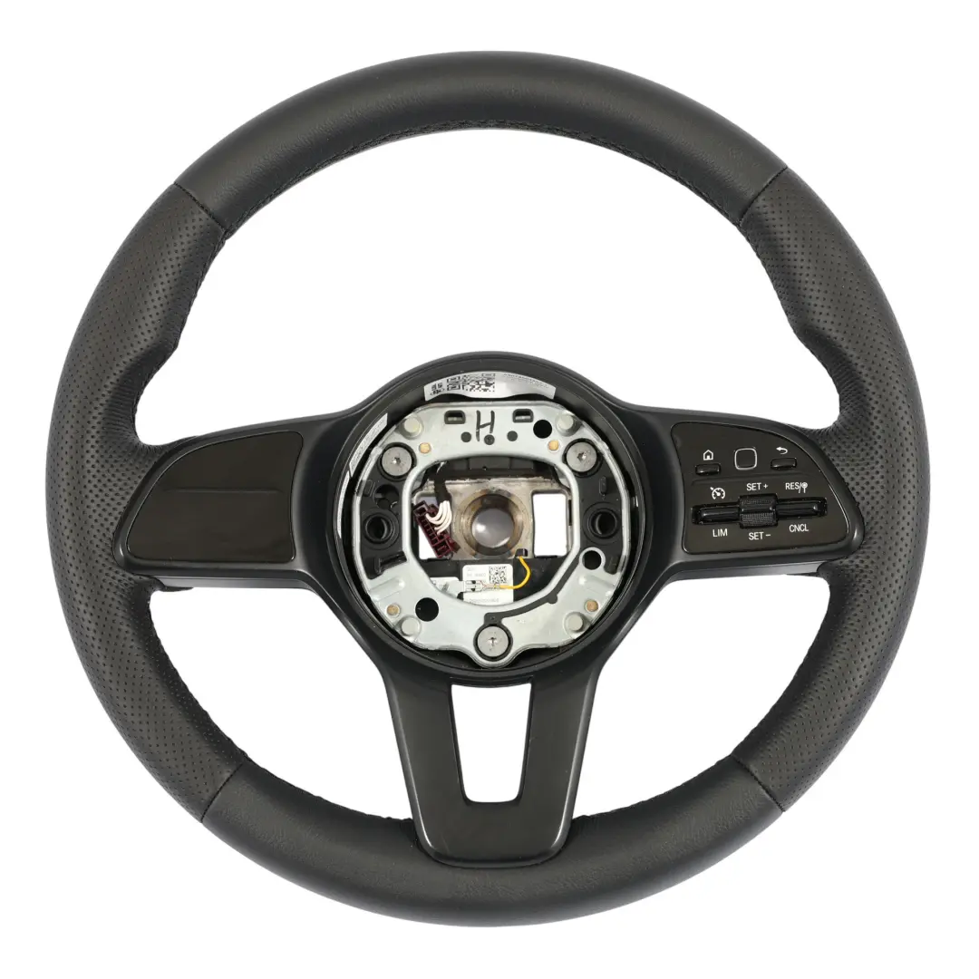 W907 W910 NUOVO in pelle nera Cambio al volante Volante Mercedes - SKU A9074604203-1 - Numero di parte A9074604203