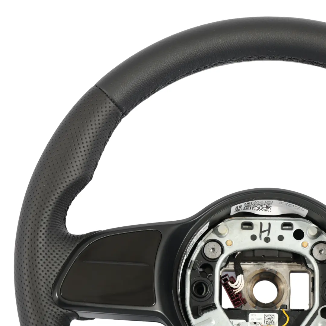 W907 W910 NUOVO in pelle nera Cambio al volante Volante Mercedes - SKU A9074604203-1 - Numero di parte A9074604203