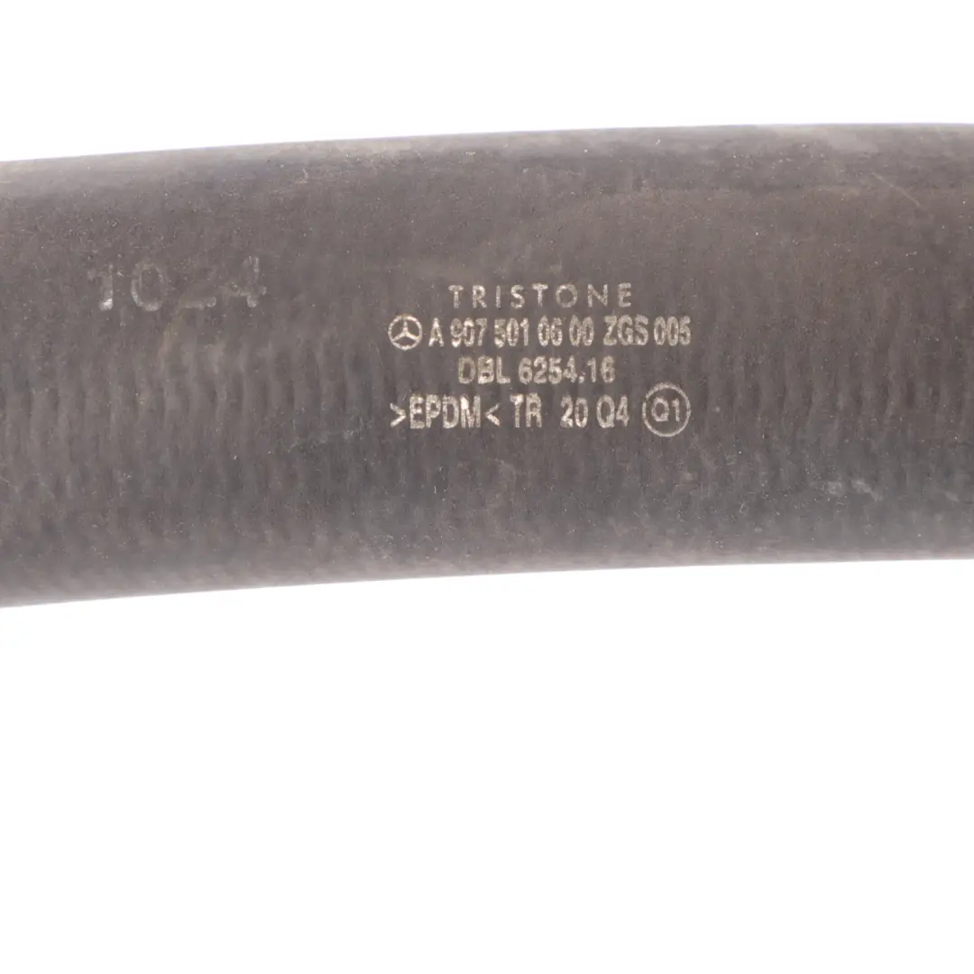 Mercedes W907 Water Hose Engine Cooling Coolant Pipe A9075010600