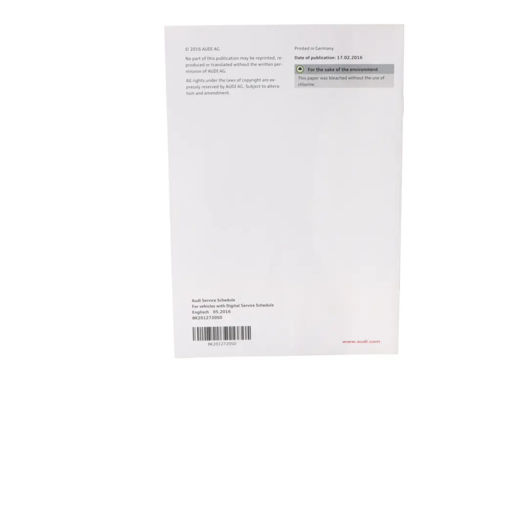 Audi A3 8V Owner's Manual Service Booklet Book Set Pouch Case Wallet