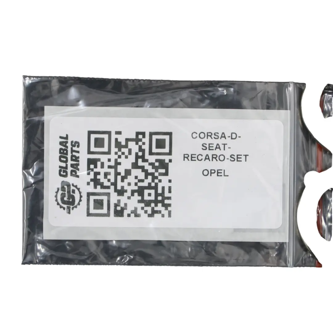 Front Sport Seat Seats Recaro Half Leather Black Grey Vauxhall Corsa D VXR - SKU CORSA-D-SEAT-RECARO-SET - Part number CORSA-D-SEAT-RECARO-SET