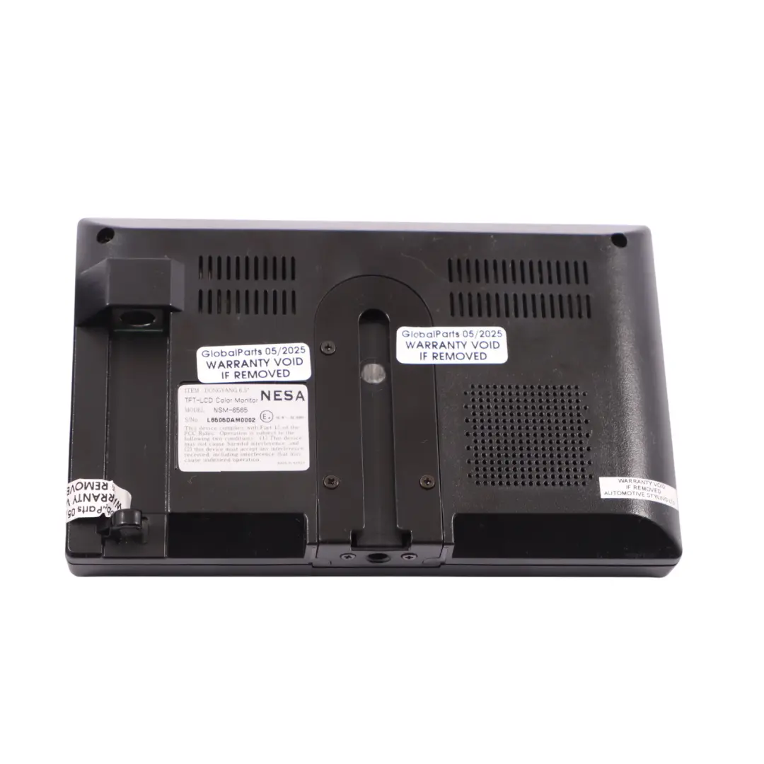 NESA Headrest Screens LCD Color Monitor Transmitters Set NSM-6565