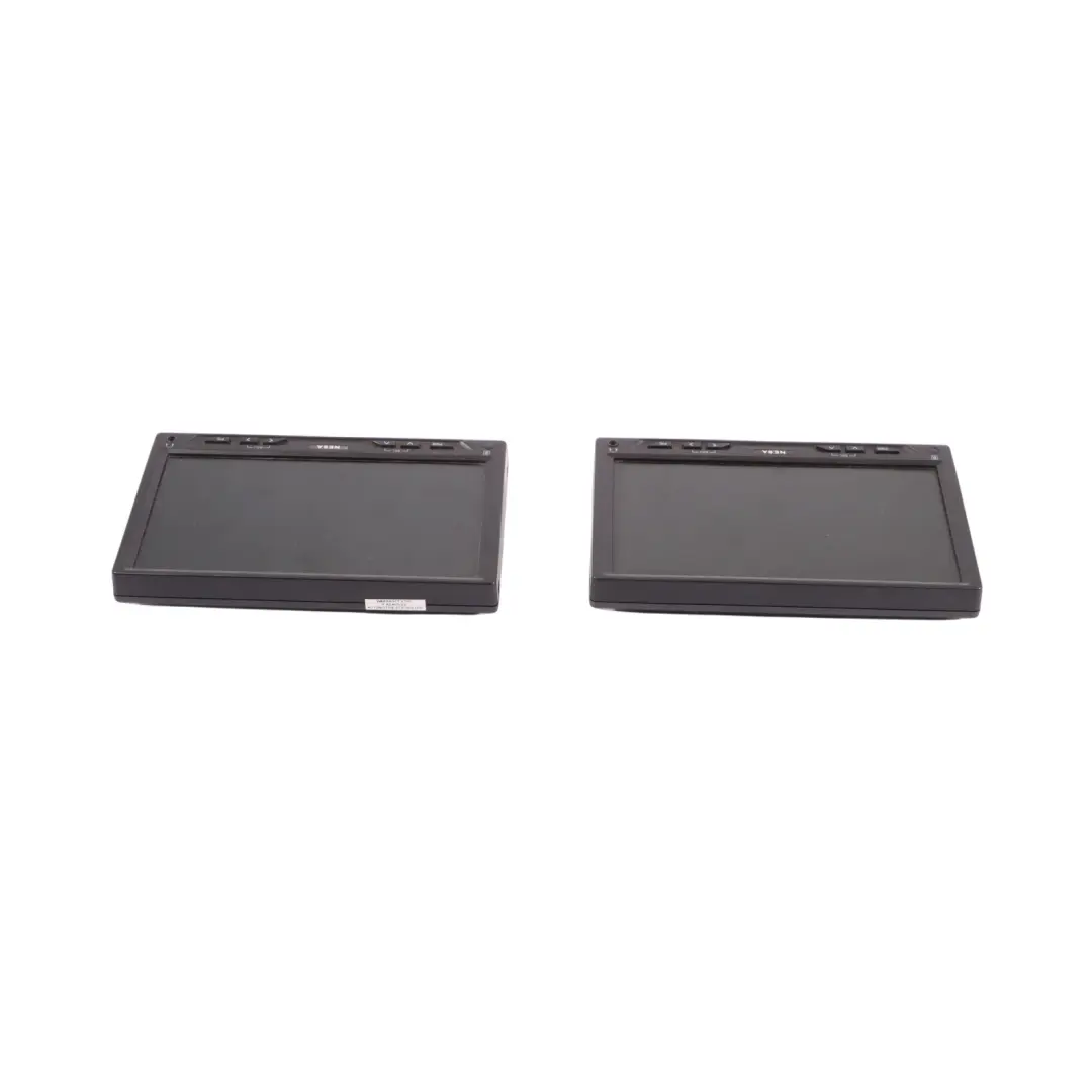 NESA Headrest Screens LCD Color Monitor Transmitters Set NSM-6565
