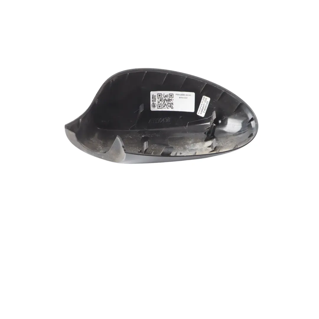 BMW E81 E87 E88 E82 Cover Cap Casing Right Wing Mirror O/S Schwarz 2 Black 668