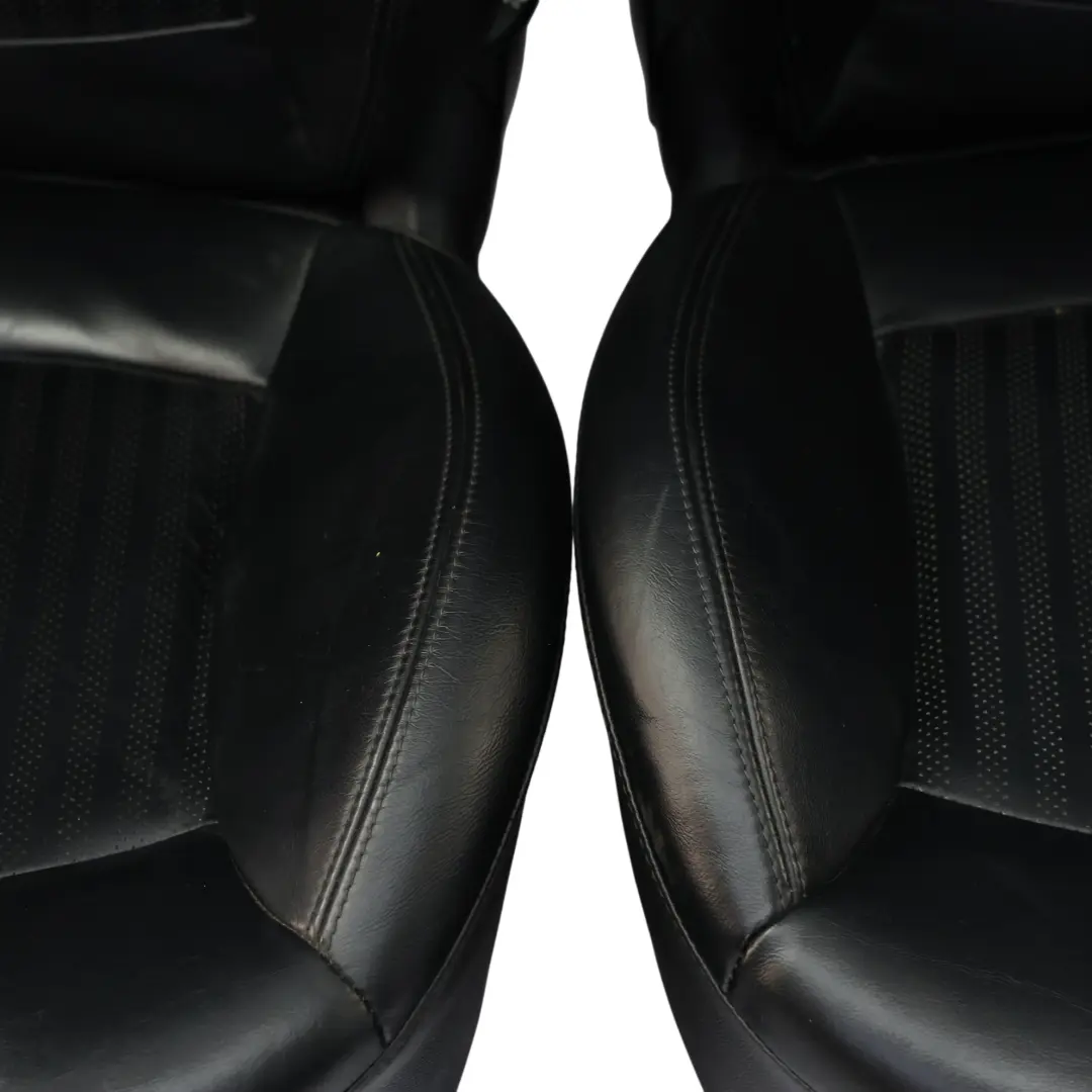 Mini Cooper One R56 Front Rear Sport Full Leather Seats Heated Set Black