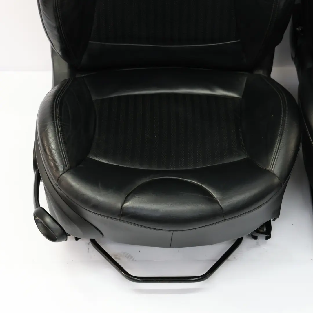 Mini Cooper One R56 Front Rear Sport Full Leather Seats Heated Set Black