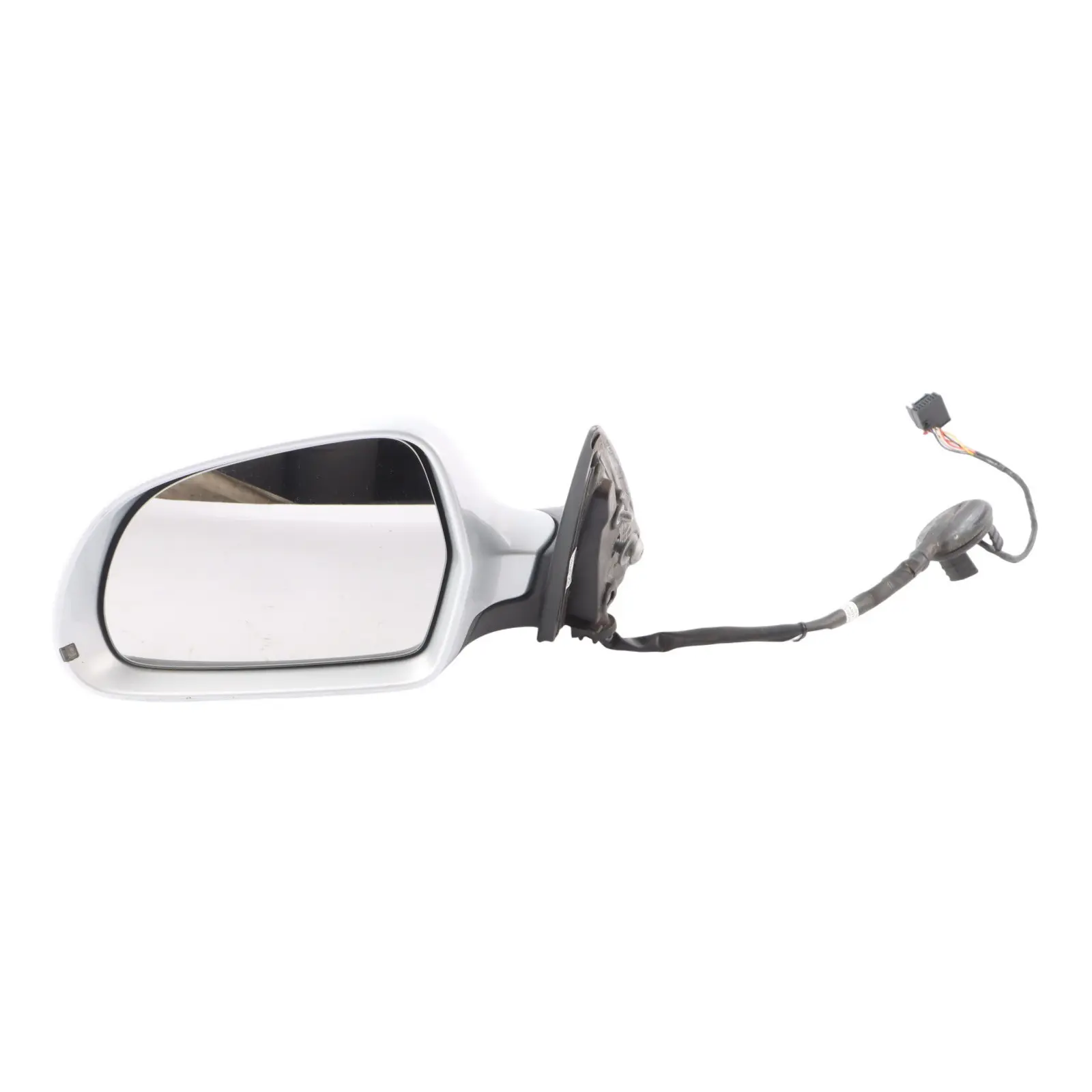 Audi A6 C6 Wing Mirror Door Electric Left N/S Ice Silver Metallic - X7W